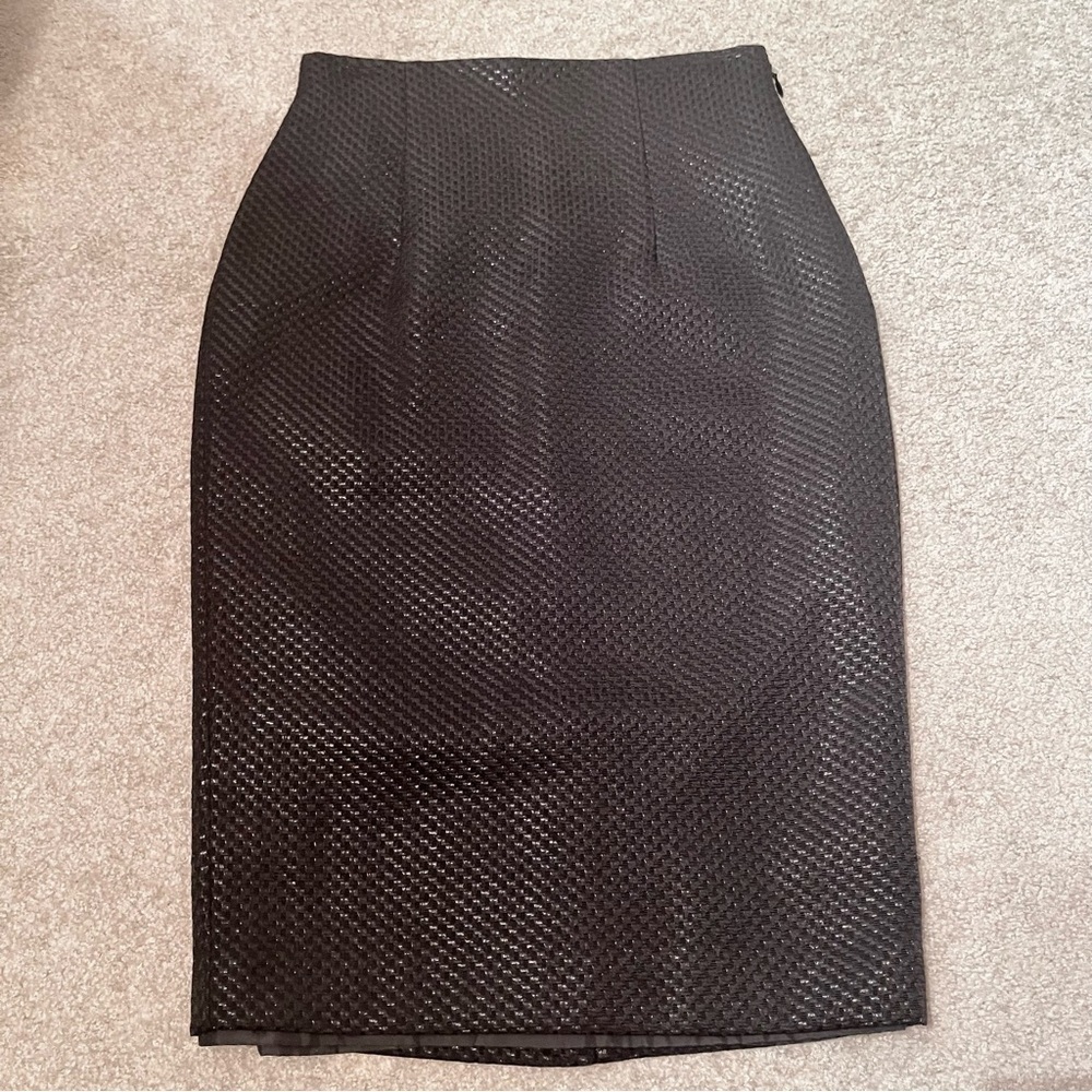 Worthington Women’s Black Midi Pencil Skirt Business Casual